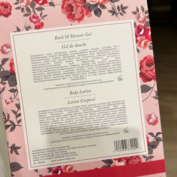 Crabtree & Evelyn Rosewater lotion body wash gel gift set discontinued - Picture 5 of 7